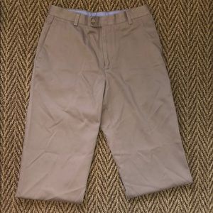 Men’s flat front khaki pants